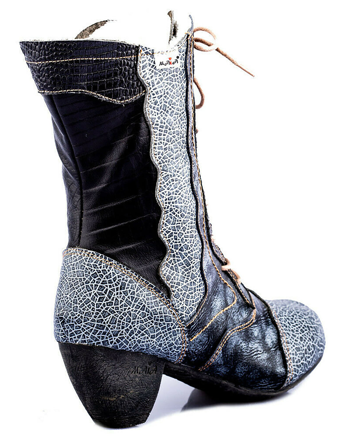 Damenstiefel | TMA 8991 | modische Stiefel für Damen | Winter | gefüttert | Echtleder | schwarz | Größen 36 - 42