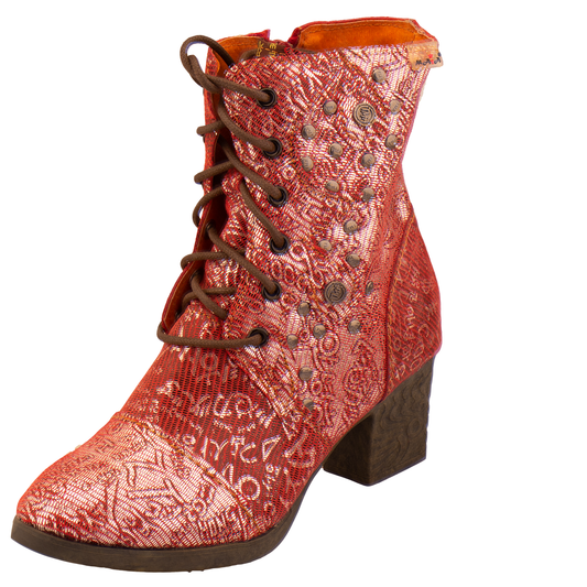 TMA 1191 | Damen Stiefeletten | Rot