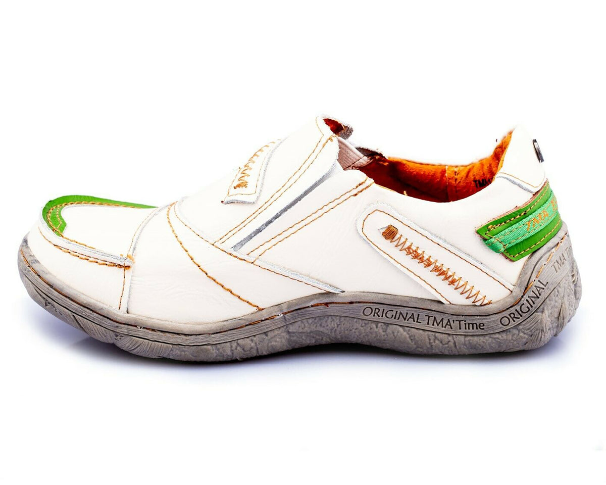 Damen Halbschuh | TMA 1364 | Sneaker | Damen Sneakers | Echtleder | weiß | Größen 36 - 42