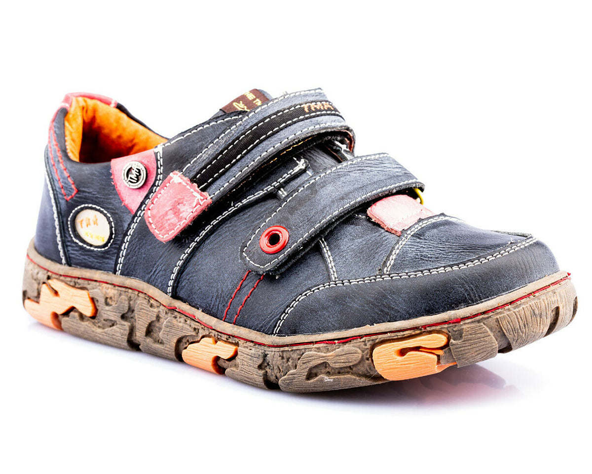 Damen Halbschuh | TMA 1367 | Sneaker | Damen Sneakers | Echtleder | schwarz | Größen 36 - 42