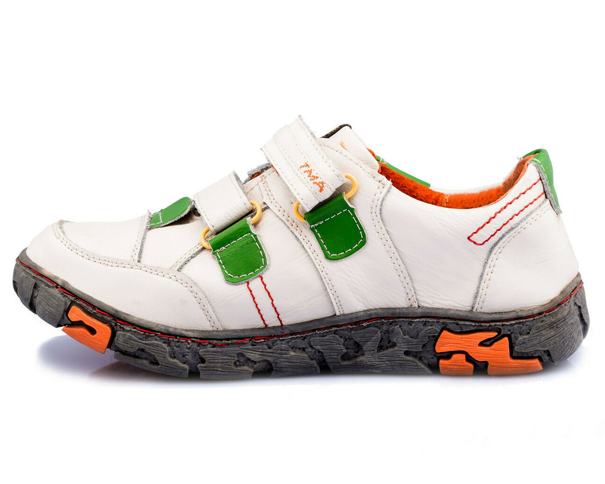 Damen Halbschuh | TMA 1367 | Sneaker | Damen Sneakers | Echtleder | weiß | Größen 36 - 42