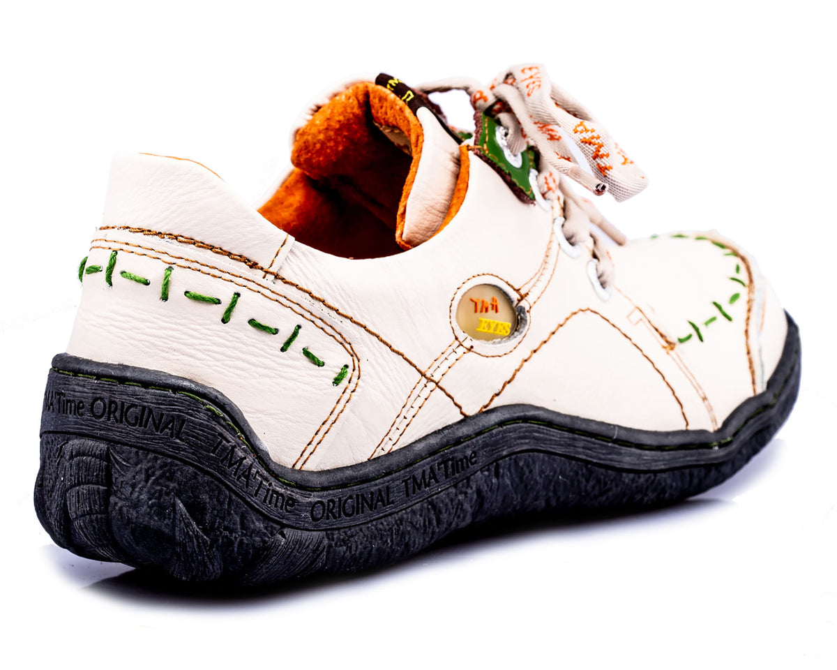 Damen Halbschuh | TMA 1646 | Sneaker | Damen Sneakers | Echtleder | weiß | Größen 36 - 42