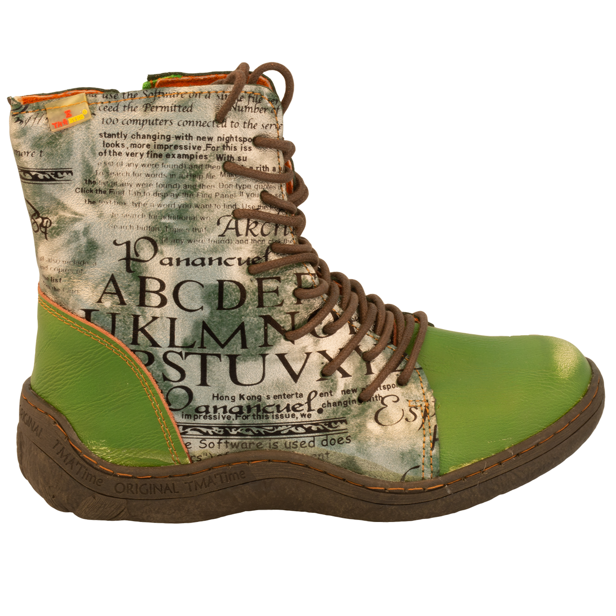 TMA 1668 | Damen Stiefeletten | Grün