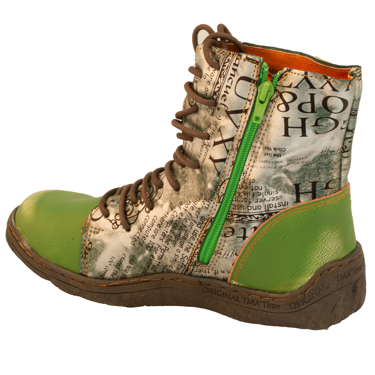 TMA 1668 | Damen Stiefeletten | Grün