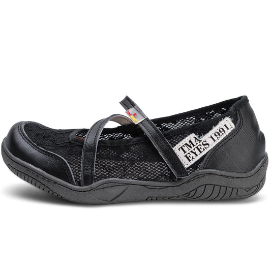 Damenschuhe | TMA 2031 | Damenschuhe aus Spitze | Slipper | schwarz | Größen 36 - 42