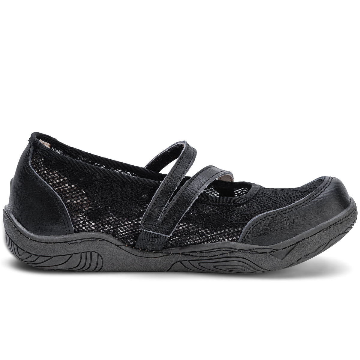 Damenschuhe | TMA 2031 | Damenschuhe aus Spitze | Slipper | schwarz | Größen 36 - 42