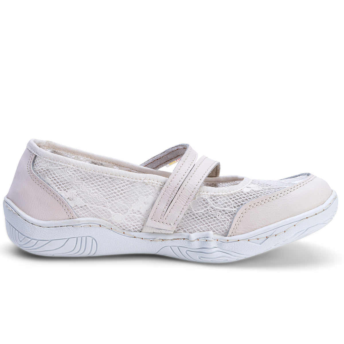 Damenschuhe | TMA 2031 | Damenschuhe aus Spitze | Slipper | weiß | Größen 36 - 42
