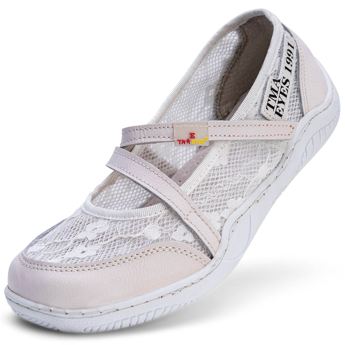 Damenschuhe | TMA 2031 | Damenschuhe aus Spitze | Slipper | weiß | Größen 36 - 42