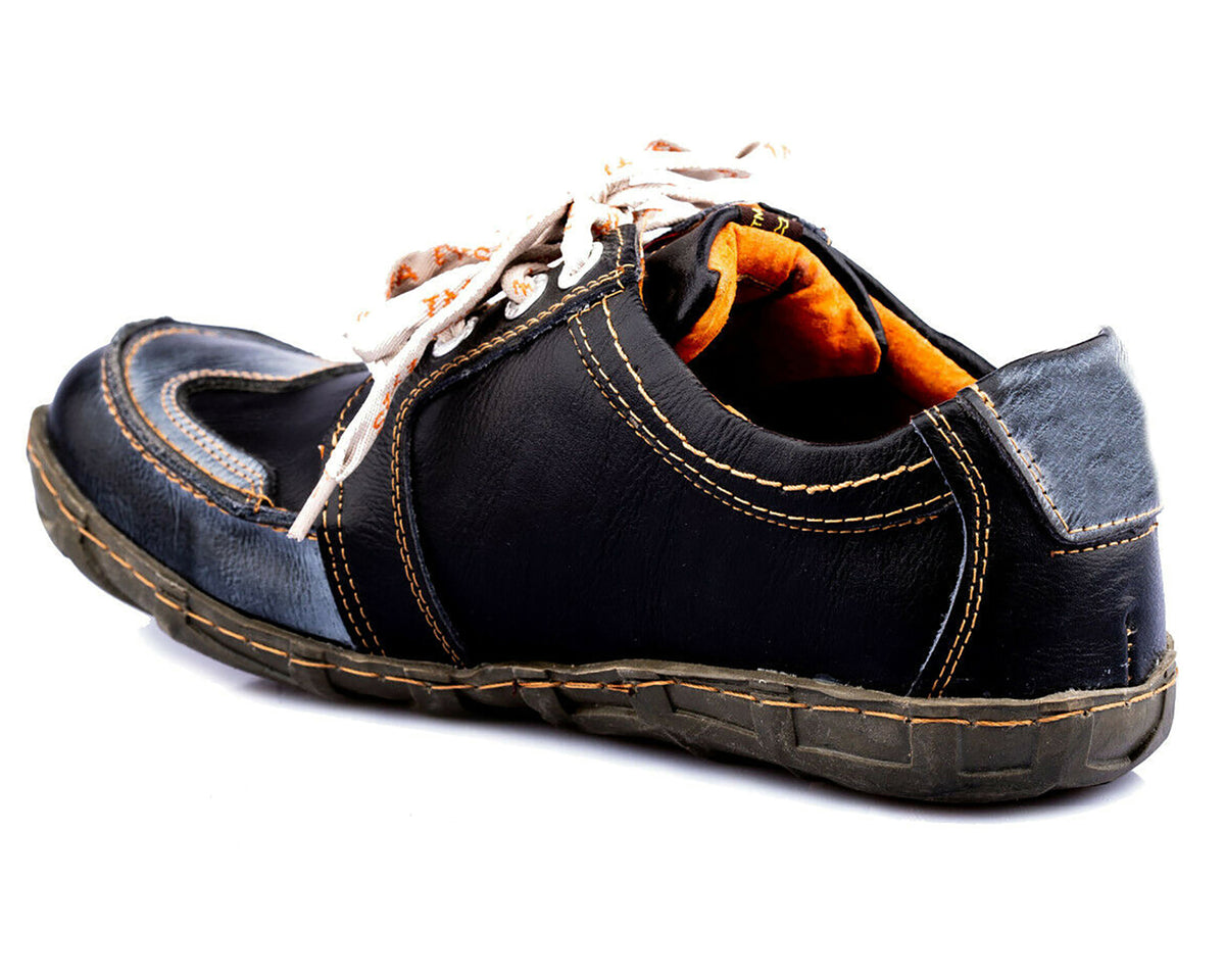 Herrenschuhe | TMA 2644 | Herren Halbschuhe | Sneaker | Echtleder | schwarz | alle Größen 41 - 46