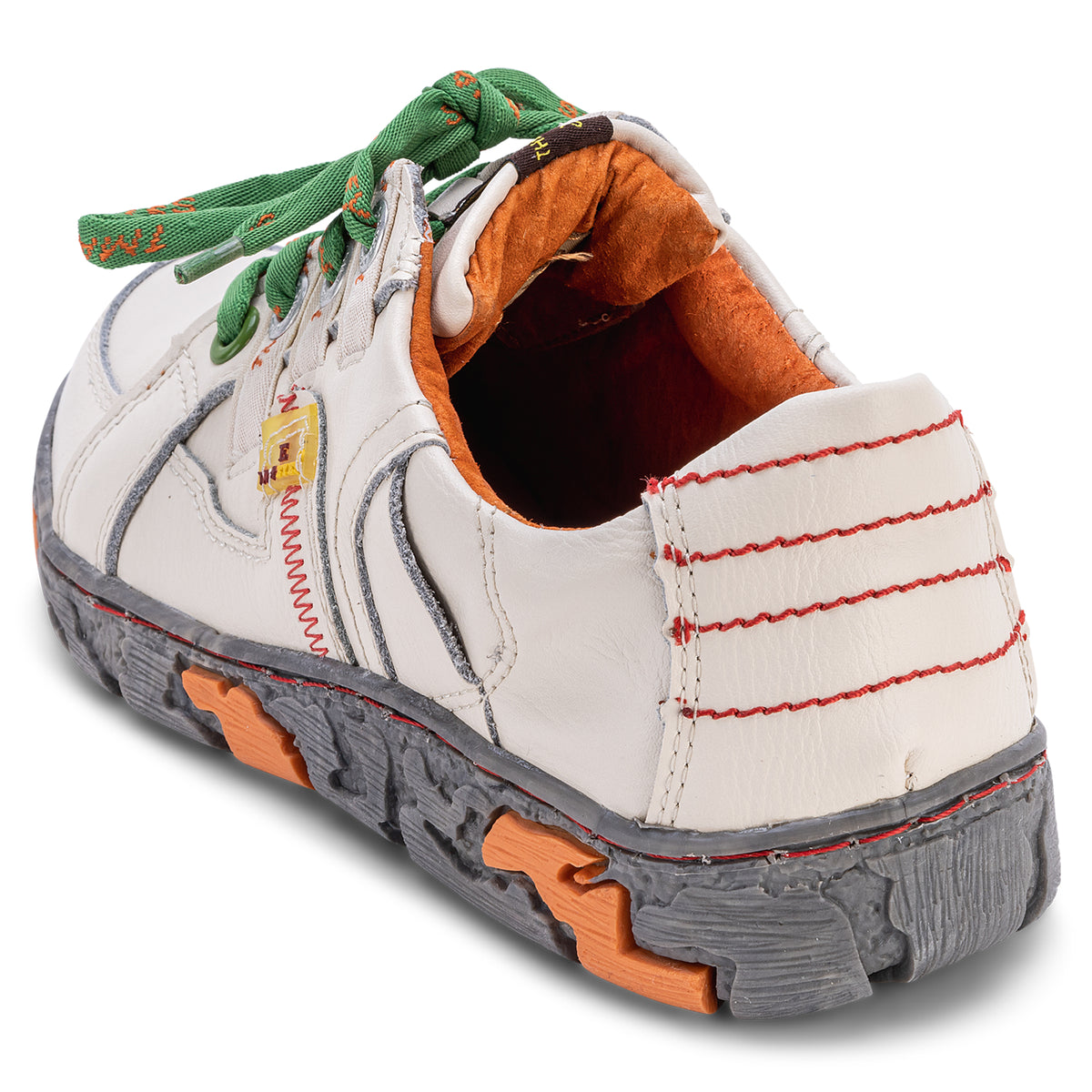 TMA 4181 | Sportlicher Damen Halbschuh | Sneaker | Schuhe | Leder | weiß | alle Größen 36 - 42
