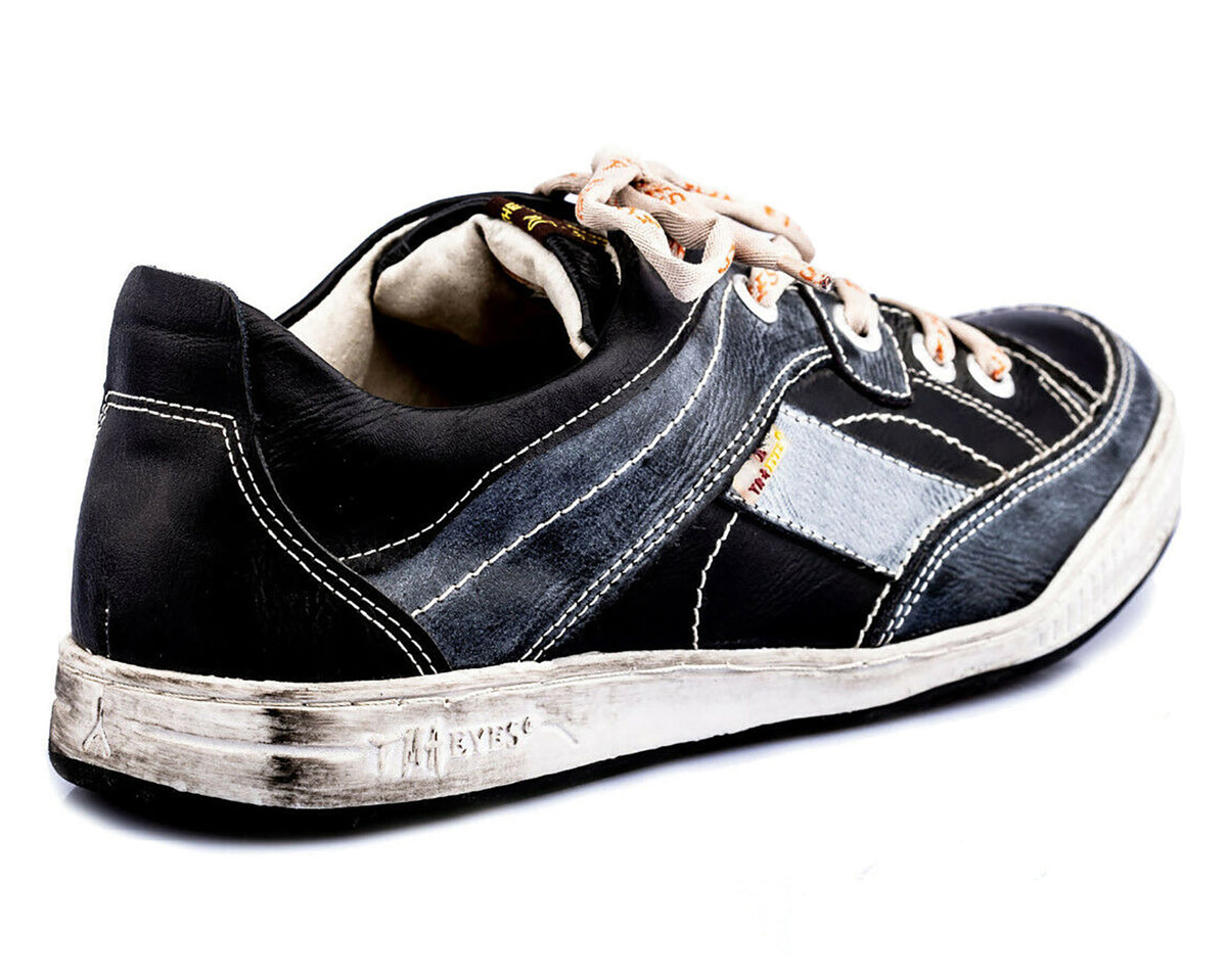 Herrenschuhe | TMA 4199 | Herren Halbschuhe | Sneaker | Echtleder | schwarz | alle Größen 41 – 46