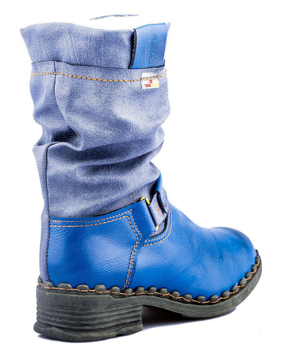 Damenstiefel | TMA 5005 | modische Stiefel für Damen | Winter | gefüttert | Echtleder | blau | Größen 36 - 42