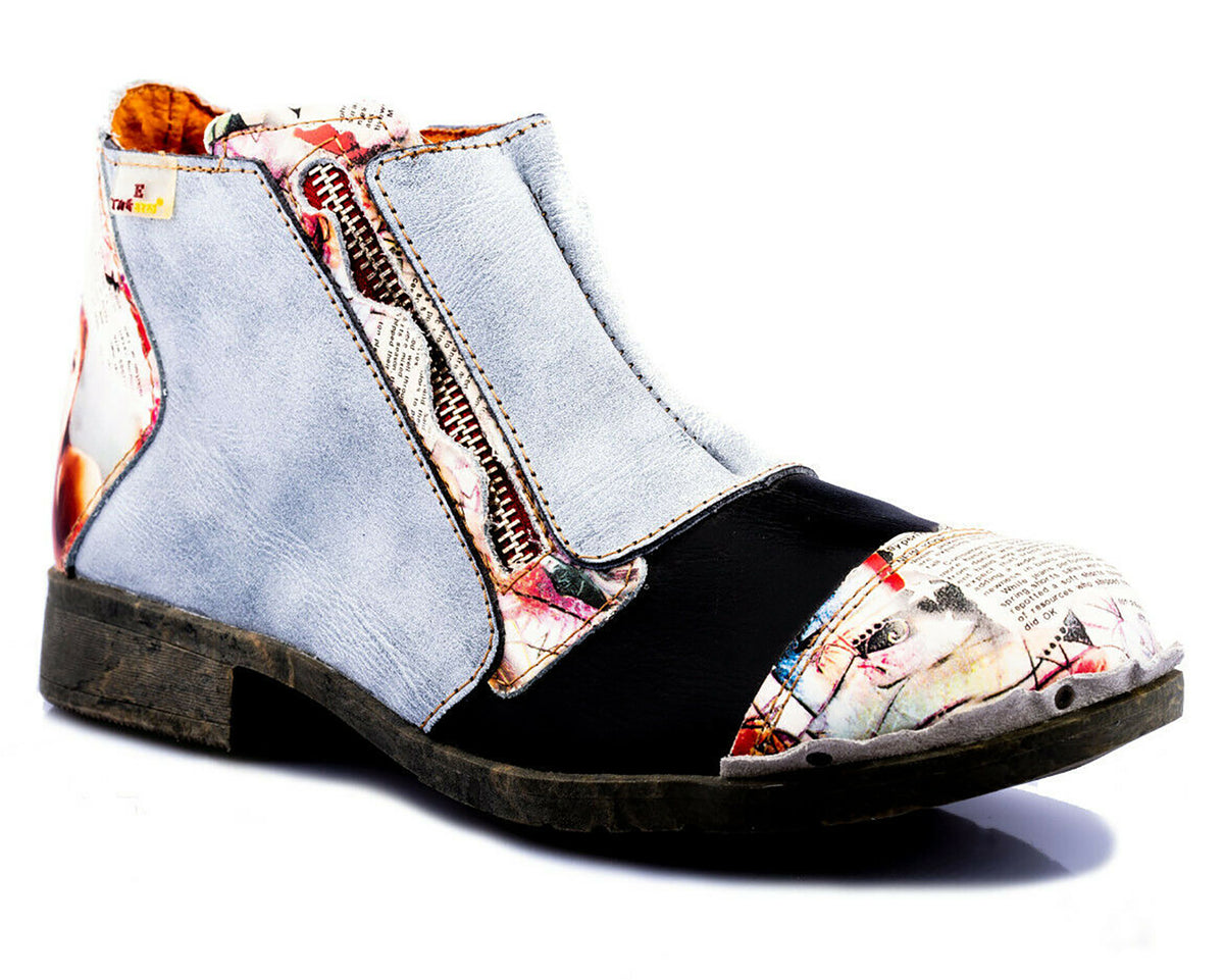 Damen Stiefeletten | TMA 5335 | Frühjahr | Sommer | Herbst | Echtleder | schwarz | Größen 36 - 42