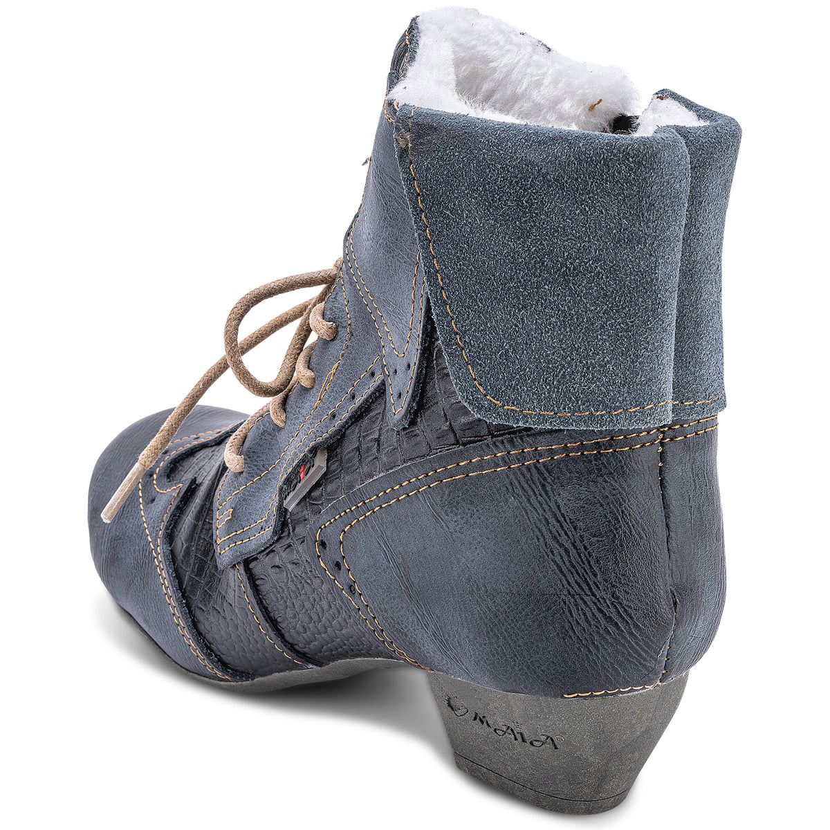 Damen Stiefeletten | TMA 6188F | Herbst Winter | Echtleder | gefüttert | schwarz | Größen 36 - 42