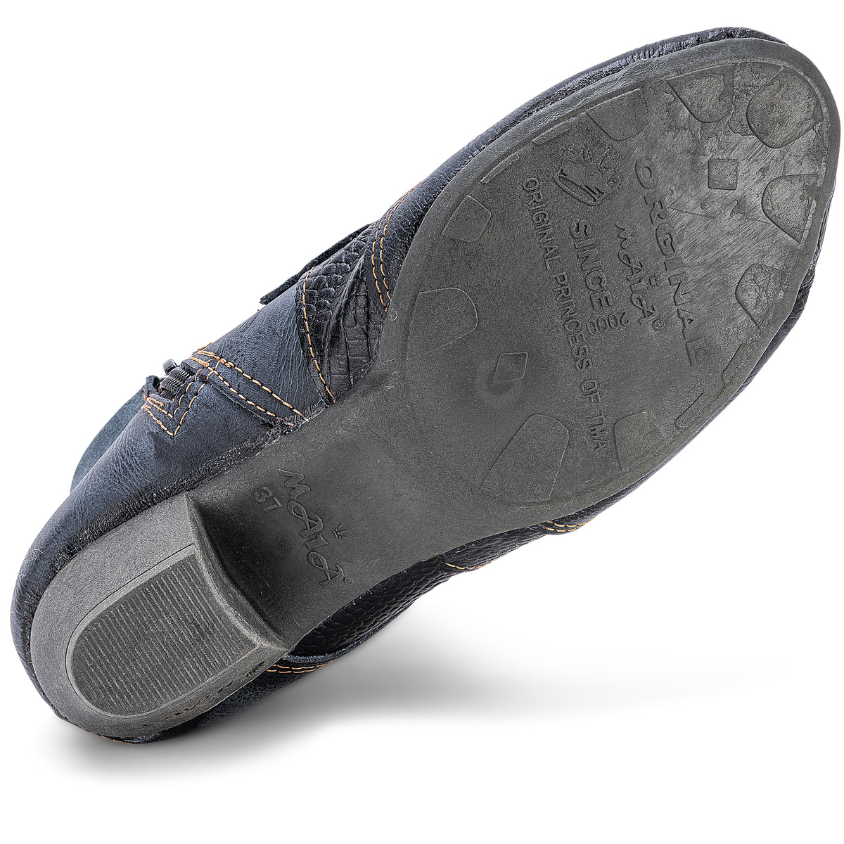 Damen Stiefeletten | TMA 6188F | Herbst Winter | Echtleder | gefüttert | schwarz | Größen 36 - 42