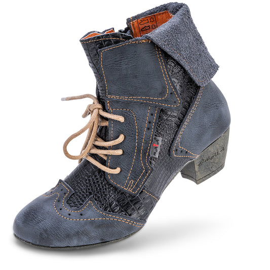 Damen Stiefeletten | TMA 6188 | Frühjahr | Sommer | Herbst | Echtleder | schwarz | Größen 36 - 42