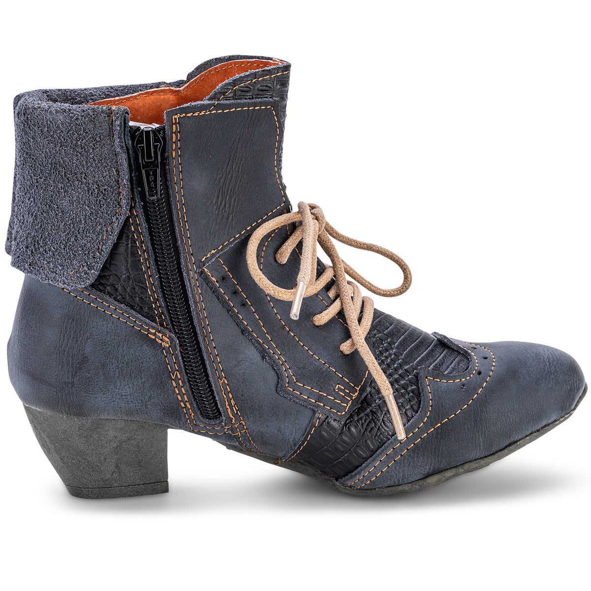 Damen Stiefeletten | TMA 6188 | Frühjahr | Sommer | Herbst | Echtleder | schwarz | Größen 36 - 42