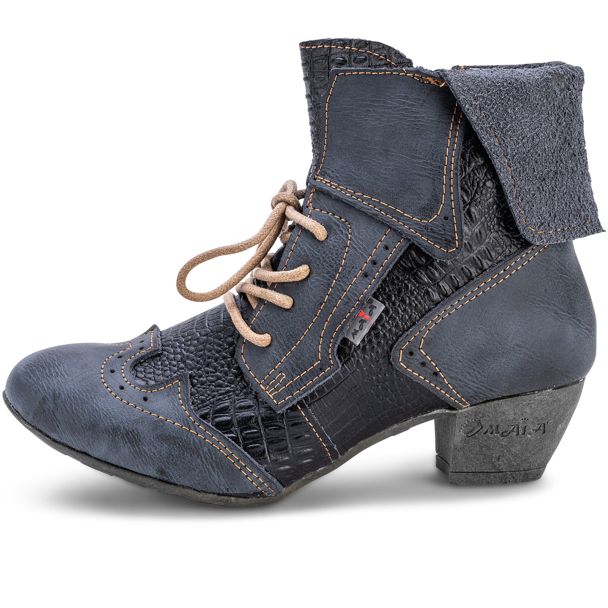 Damen Stiefeletten | TMA 6188 | Frühjahr | Sommer | Herbst | Echtleder | schwarz | Größen 36 - 42