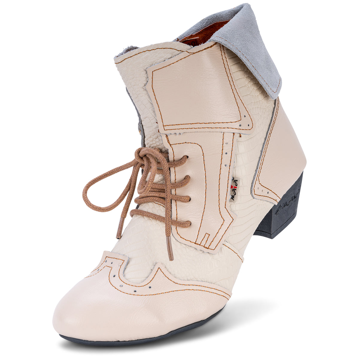 Damen Stiefeletten | TMA 6188 | Frühjahr | Sommer | Herbst | Echtleder | weiß | Größen 36 - 42