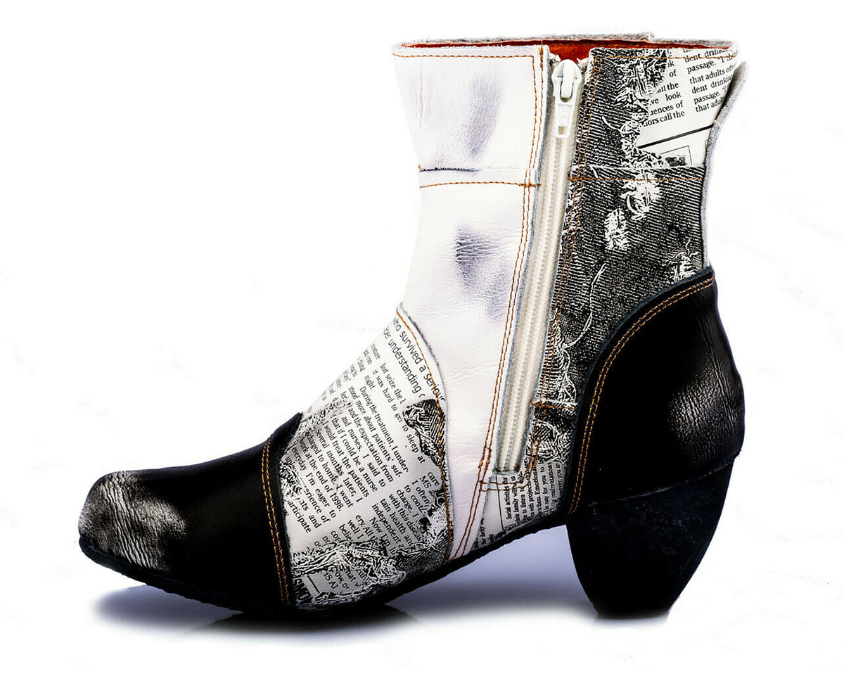 Damen Stiefeletten | TMA 8911 | Frühjahr | Sommer | Herbst | Echtleder | weiß | Größen 36 - 42