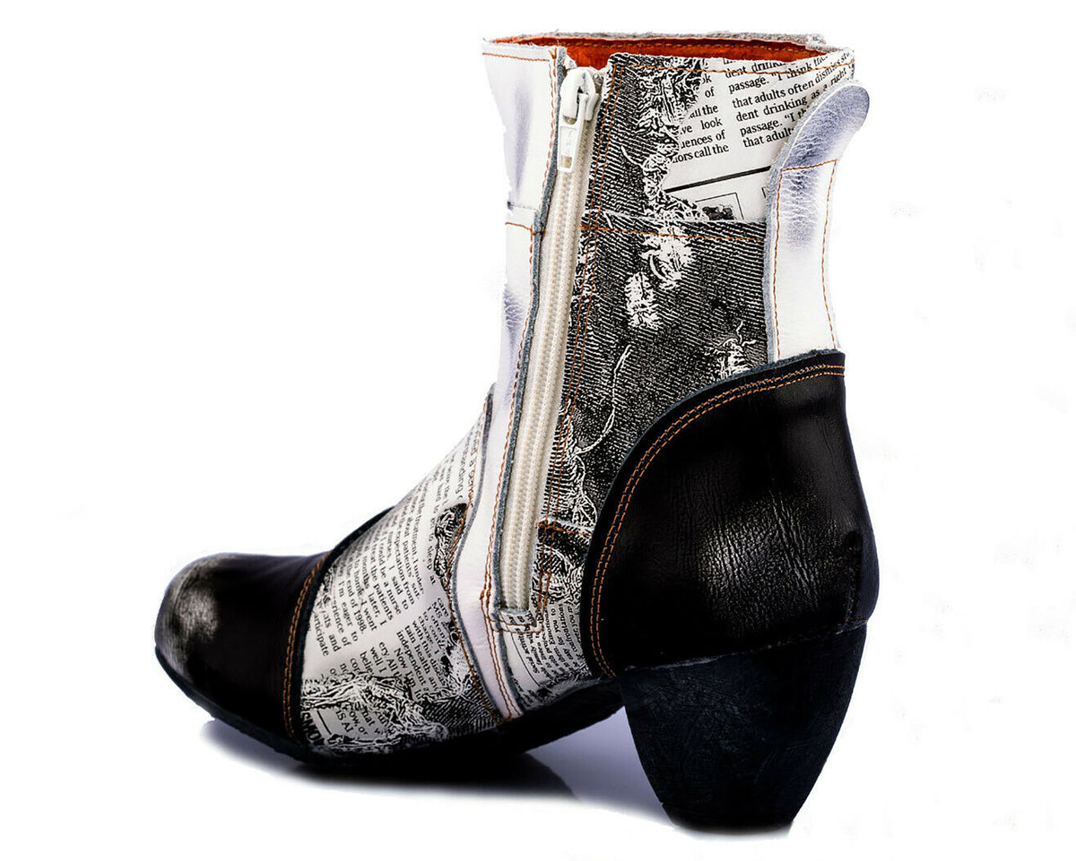 Damen Stiefeletten | TMA 8911 | Frühjahr | Sommer | Herbst | Echtleder | weiß | Größen 36 - 42