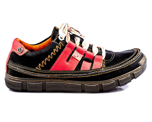 Herrenschuhe | TMA 9958 | Herren Halbschuhe | Sneaker | Echtleder | schwarz | alle Größen 41 - 46