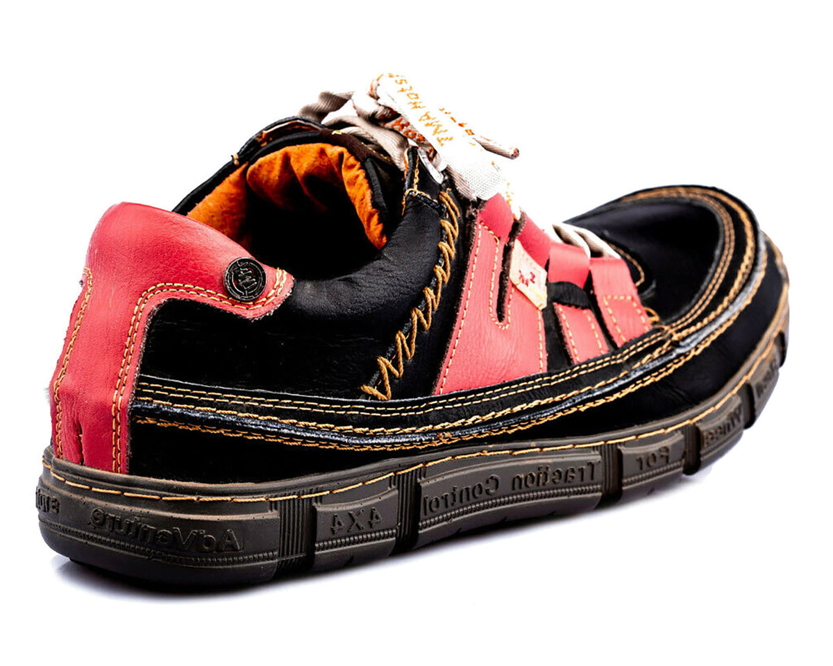 Herrenschuhe | TMA 9958 | Herren Halbschuhe | Sneaker | Echtleder | schwarz | alle Größen 41 - 46