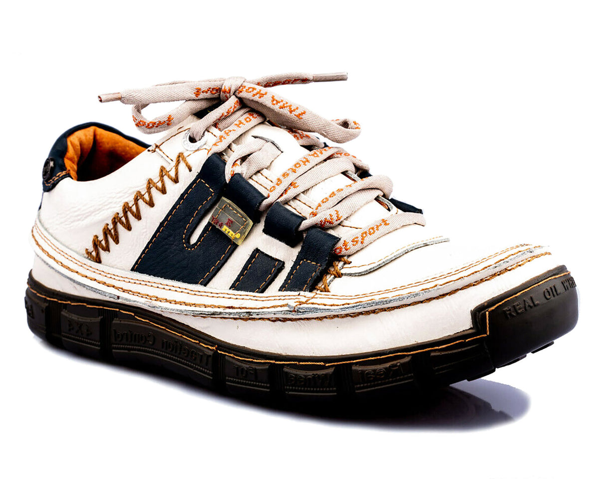 Herrenschuhe | TMA 9958 | Herren Halbschuhe | Sneaker | Echtleder | weiß | alle Größen 41 - 46