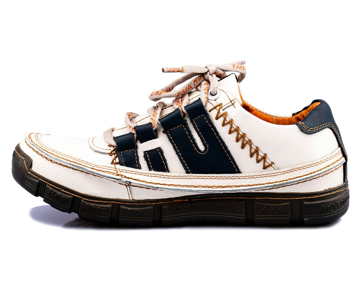 Herrenschuhe | TMA 9958 | Herren Halbschuhe | Sneaker | Echtleder | weiß | alle Größen 41 - 46