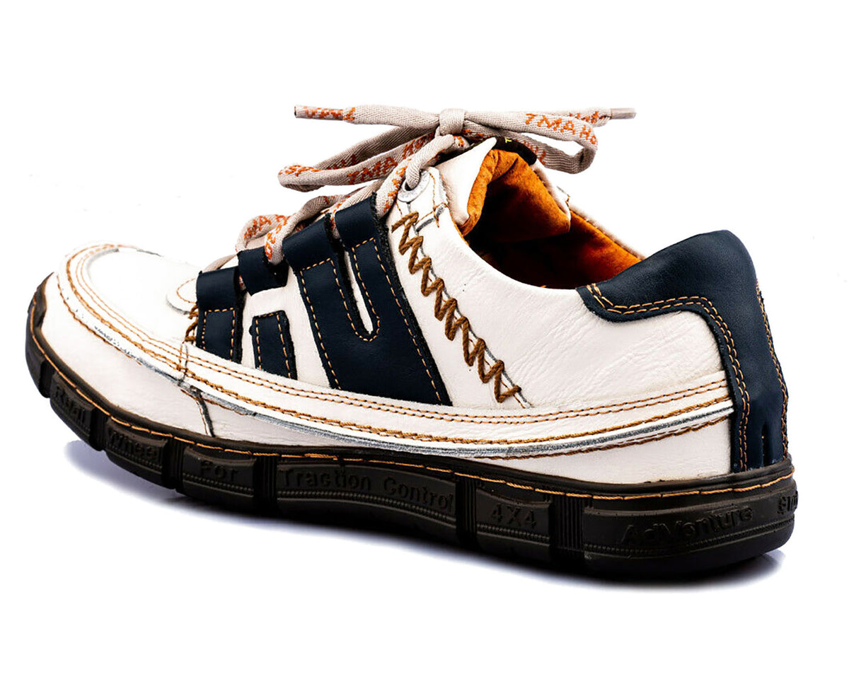 Herrenschuhe | TMA 9958 | Herren Halbschuhe | Sneaker | Echtleder | weiß | alle Größen 41 - 46